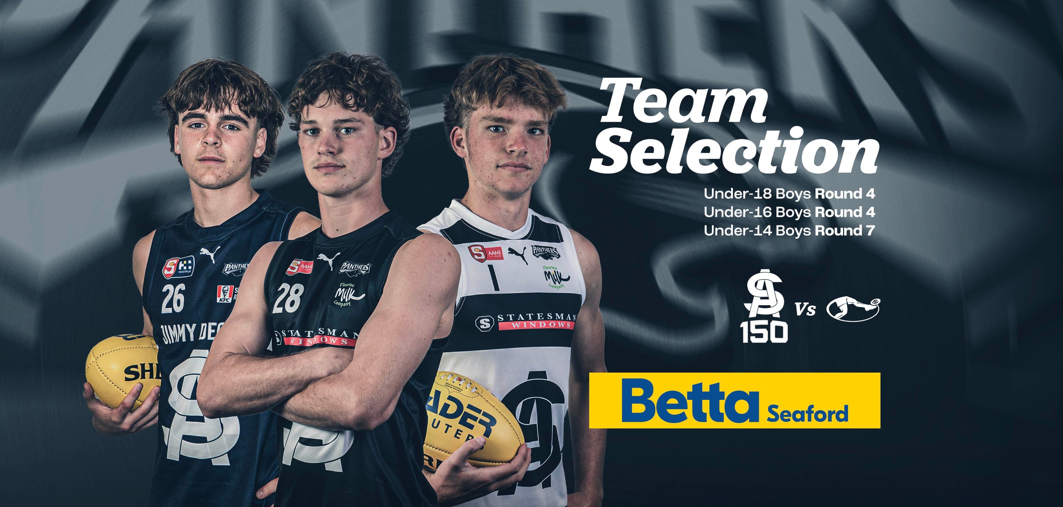 BETTA Team Selection: Juniors Round 4 v Norwood BETTA Team Selection: Juniors Round 4 v Norwood